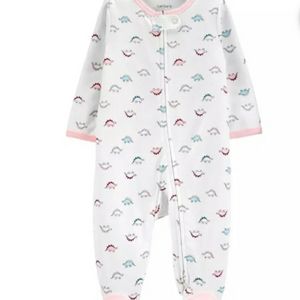 Dinosaur  2-way zip cotton sleep and play